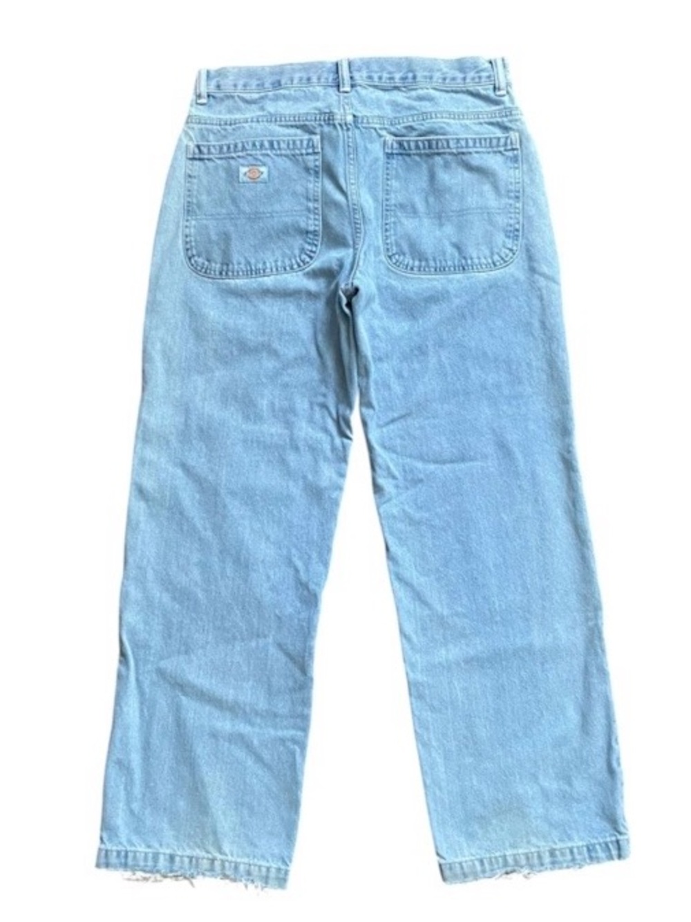 Dickies Double Knee Denim Jeans Size 32 Light Blue